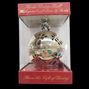 NIB Lenox “Santa Giving Ball” with special gift chosen by Santa Ornament